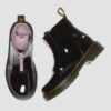 Junior Heart Nappa Patent Leather Pull-on Boots
