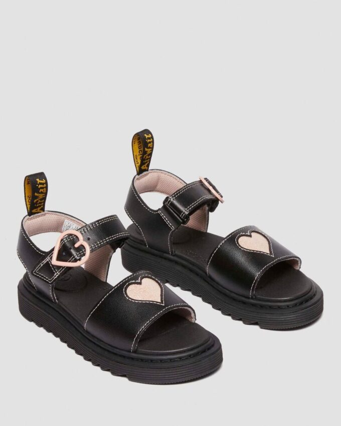 Junior Marlowe Hearts Leather Sandals