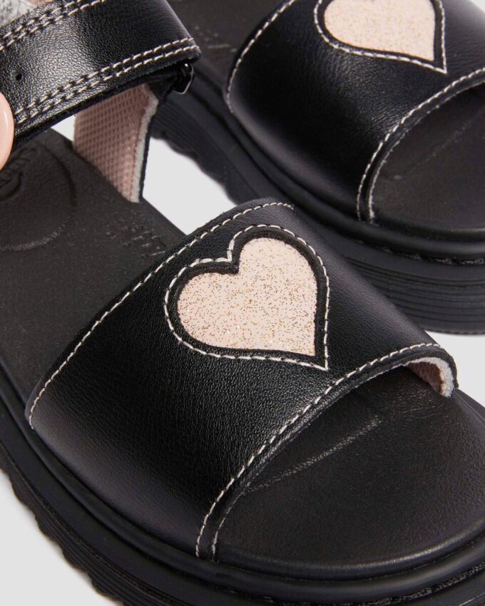 Junior Marlowe Hearts Leather Sandals