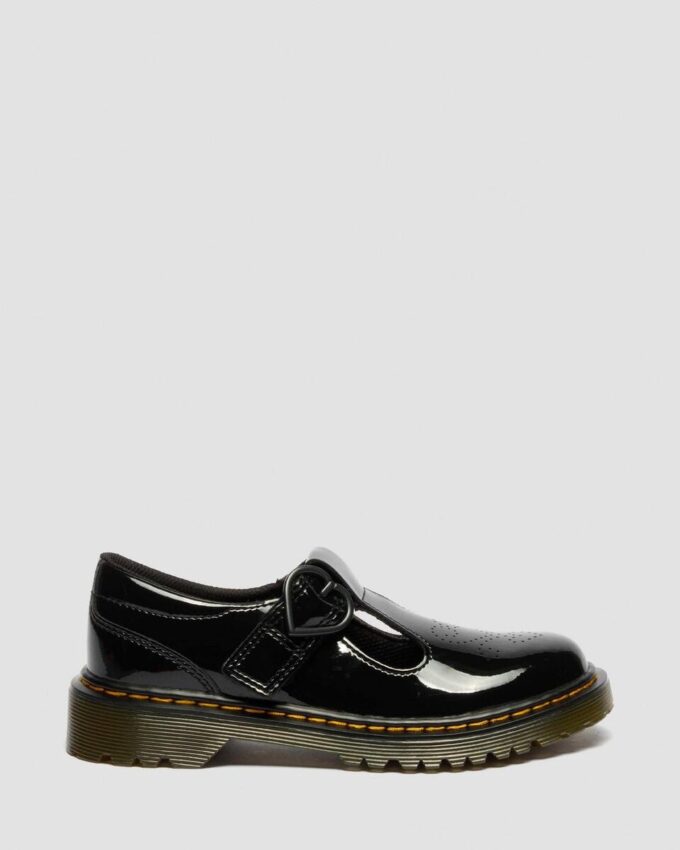 JUNIOR POLLEY II Heart Patent Leather Shoes
