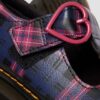 JUNIOR POLLEY II Pink Tartan Mary Jane Shoes