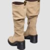 KASEY Suede Knee High Heeled Boots