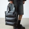 Leather Tote Padded Leather Bag