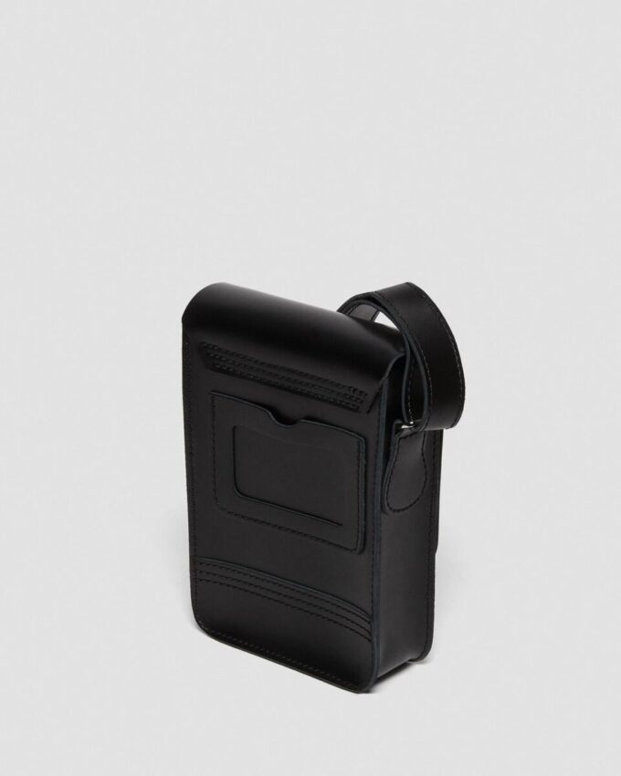 Leather Vertical Crossbody Bag
