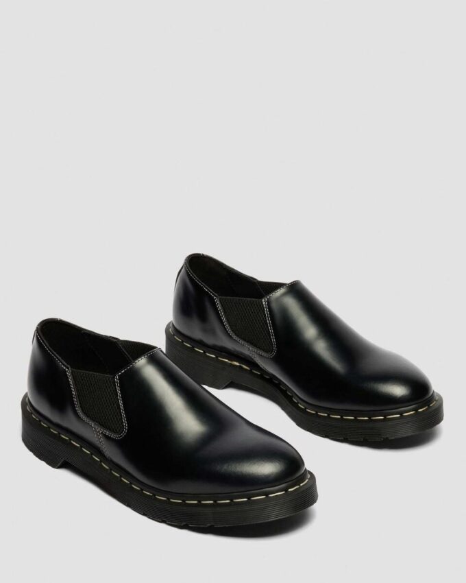 LOUIS Smooth Leather Slip On Shoes