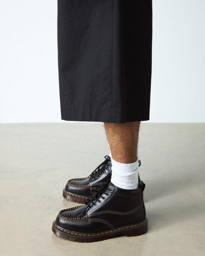 LOWELL CHUKKA Moc Toe Leather Ankle Boots