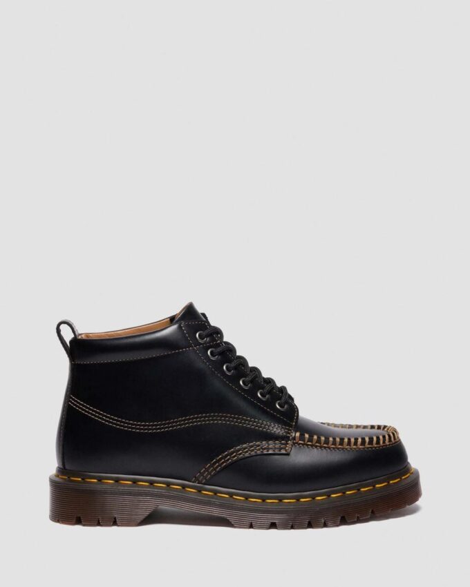 LOWELL CHUKKA Moc Toe Leather Ankle Boots