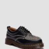 Lowell Leather & Jacquard Lace Up Moc Toe Shoes