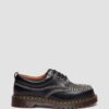Lowell Leather & Jacquard Lace Up Moc Toe Shoes