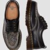 Lowell Leather & Jacquard Lace Up Moc Toe Shoes