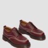 Lowell Wild Grain Leather Lace Up Moc Toe Shoes