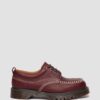 Lowell Wild Grain Leather Lace Up Moc Toe Shoes