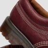 Lowell Wild Grain Leather Lace Up Moc Toe Shoes