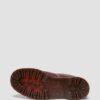 Lowell Wild Grain Leather Lace Up Moc Toe Shoes
