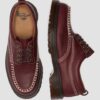 Lowell Wild Grain Leather Lace Up Moc Toe Shoes