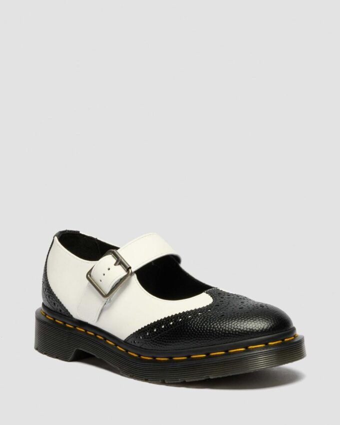 MARY JANE Monochrome Leather Shoes