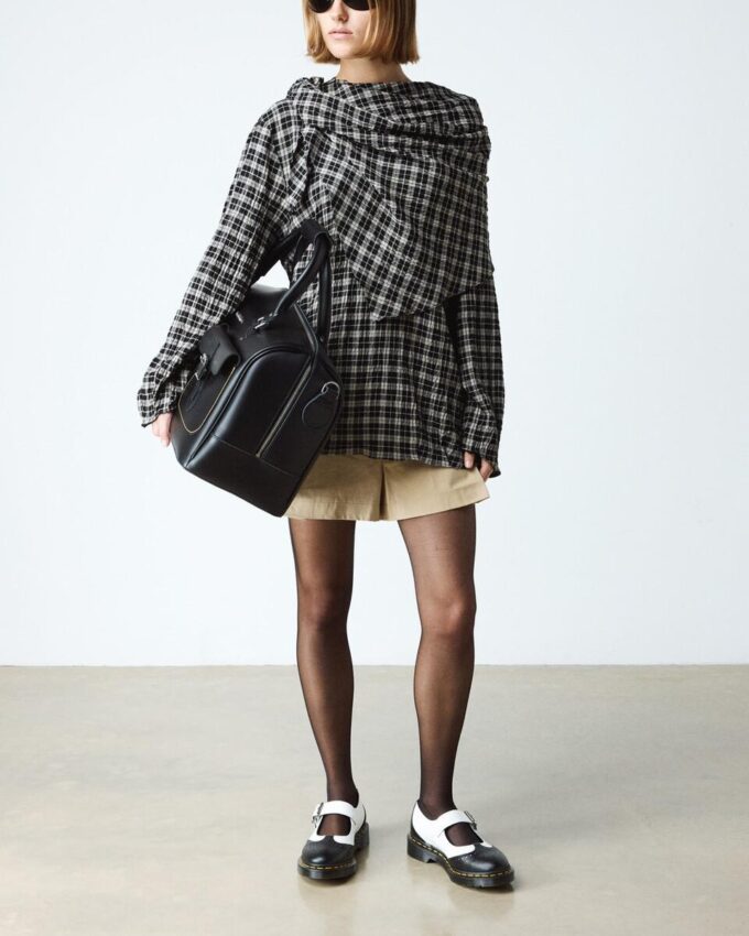 MARY JANE Monochrome Leather Shoes