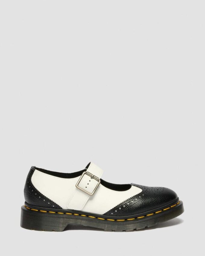 MARY JANE Monochrome Leather Shoes