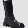 MAYBOLE HI Square Toe Leather Chelsea Boots