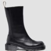 MAYBOLE HI Square Toe Leather Chelsea Boots