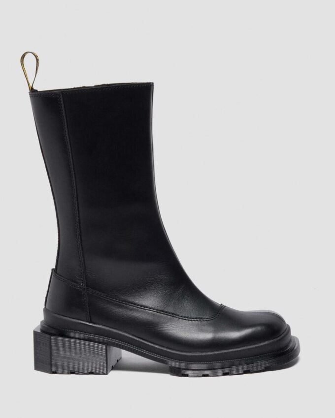 MAYBOLE HI Square Toe Leather Chelsea Boots