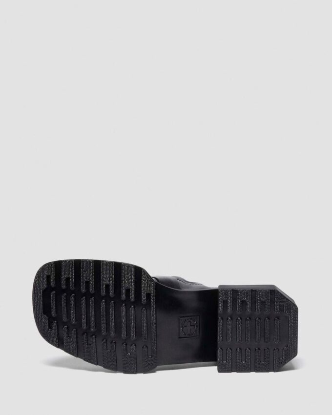 MAYBOLE LOAFER Square Toe Ruched Leather Loafers