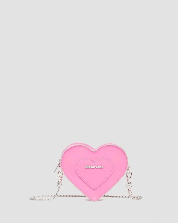 MINI HEART Heart Shaped Leather Bag