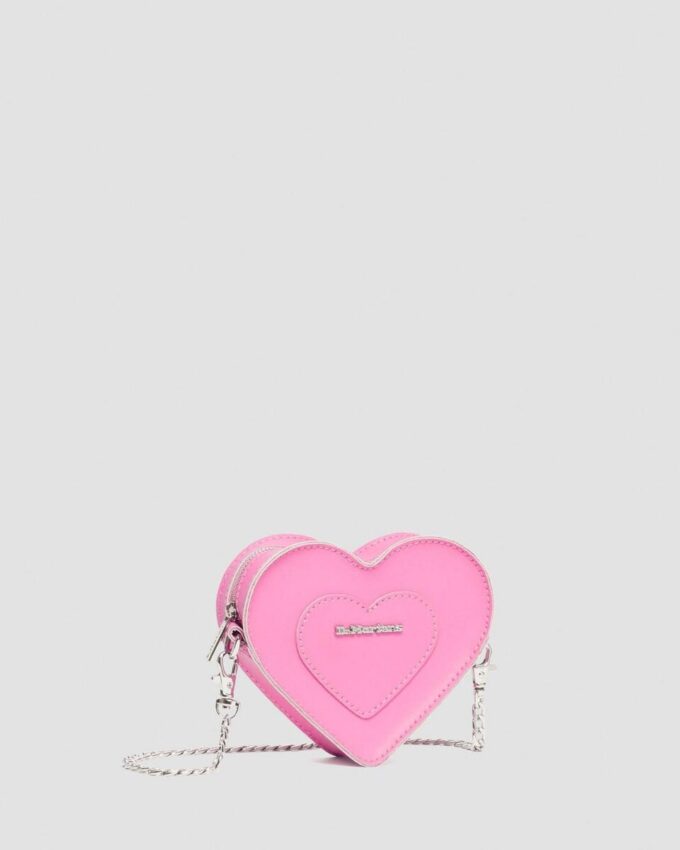 MINI HEART Heart Shaped Leather Bag