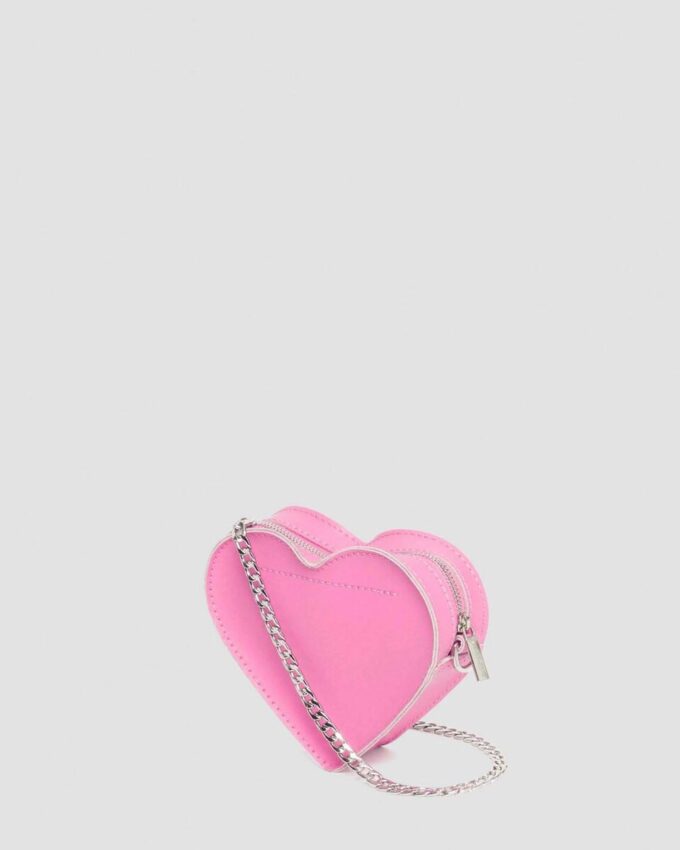 MINI HEART Heart Shaped Leather Bag
