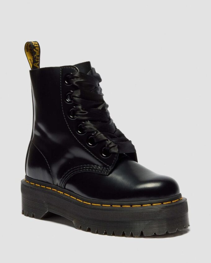 MOLLY Women's Leather Platform Boots