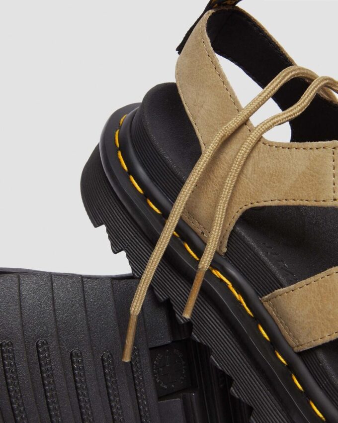 Nartilla Tumbled Nubuck Leather Gladiator Sandals