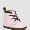 Newborn 1460 Auburn Leather Booties