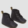 Newborn 1460 Auburn Leather Booties