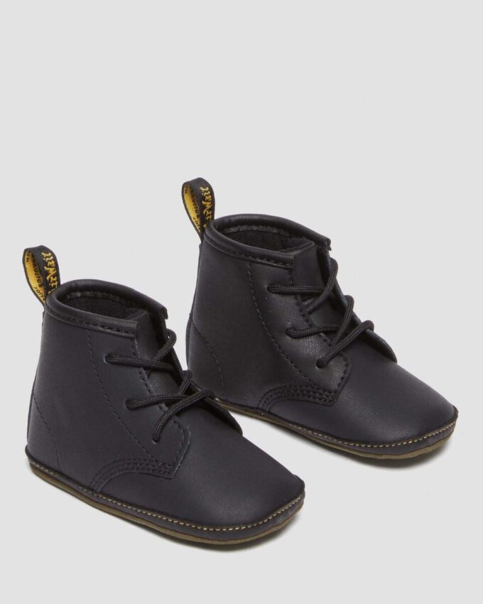 Newborn 1460 Auburn Leather Booties
