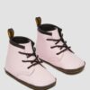 Newborn 1460 Auburn Leather Booties