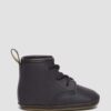 Newborn 1460 Auburn Leather Booties
