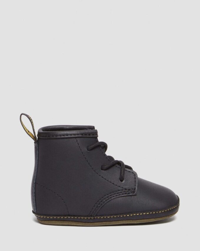 Newborn 1460 Auburn Leather Booties