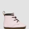 Newborn 1460 Auburn Leather Booties