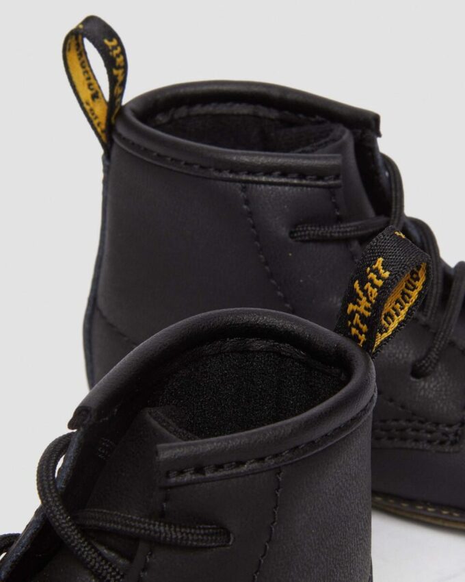 Newborn 1460 Auburn Leather Booties