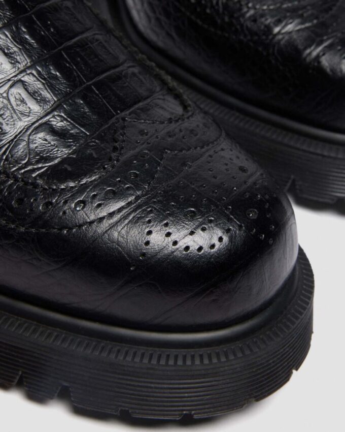 PENTON BROGUE Emboss Leather Loafers PENTON BROGUE Emboss Leather Loafers