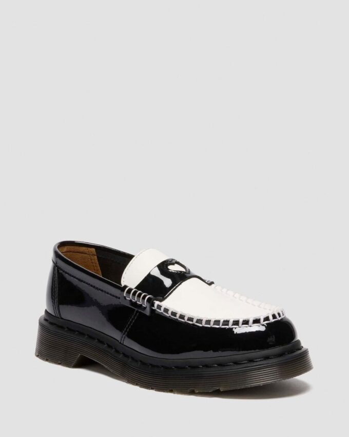 Penton Heart Two-Tone Arcadia Rub Off Leather Loafers
