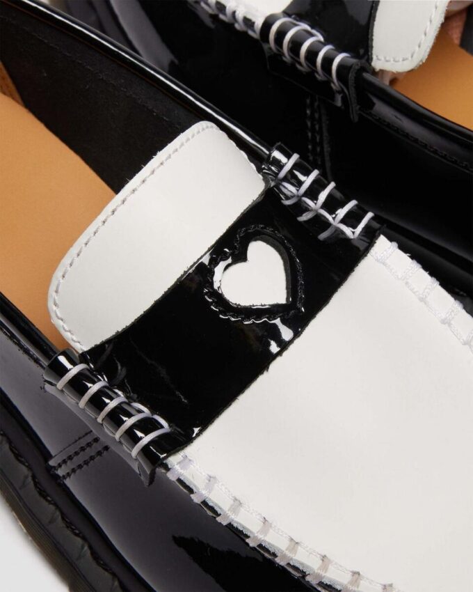 Penton Heart Two-Tone Arcadia Rub Off Leather Loafers
