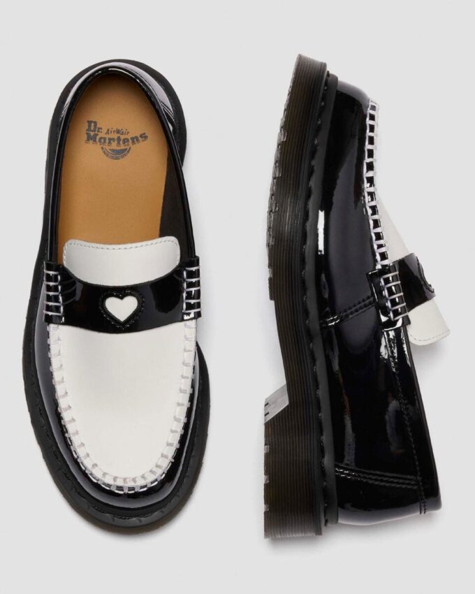 Penton Heart Two-Tone Arcadia Rub Off Leather Loafers