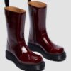 Rejena Lacquered Leather Boots