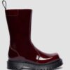 Rejena Lacquered Leather Boots
