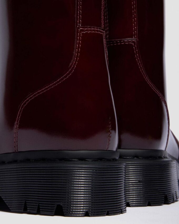 Rejena Lacquered Leather Boots