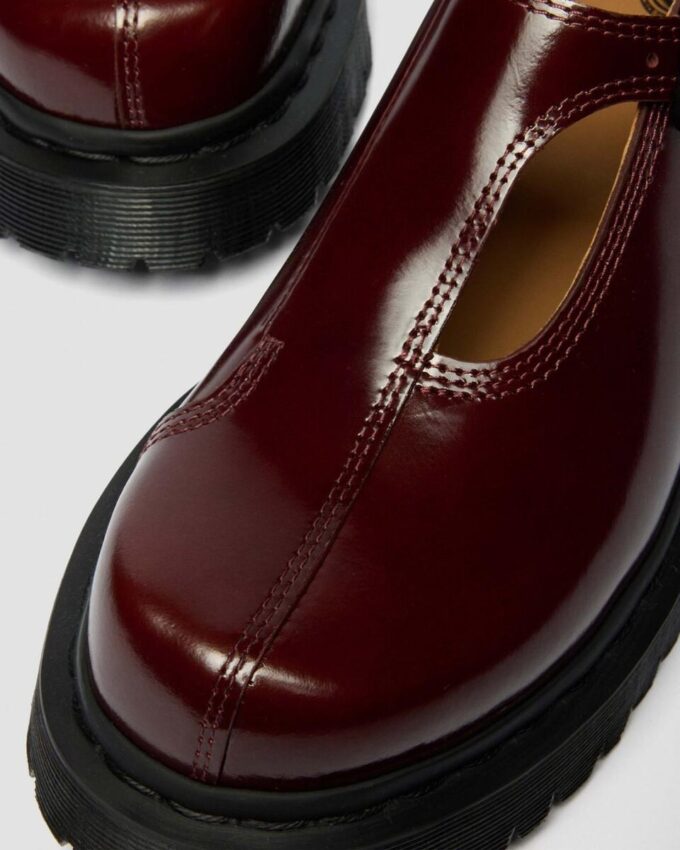 Rejena Mary Jane Lacquered Leather Shoes