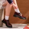 Rejena Mary Jane Lacquered Leather Shoes
