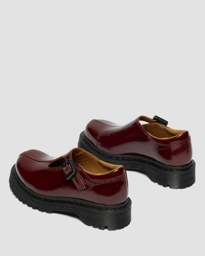 Rejena Mary Jane Lacquered Leather Shoes