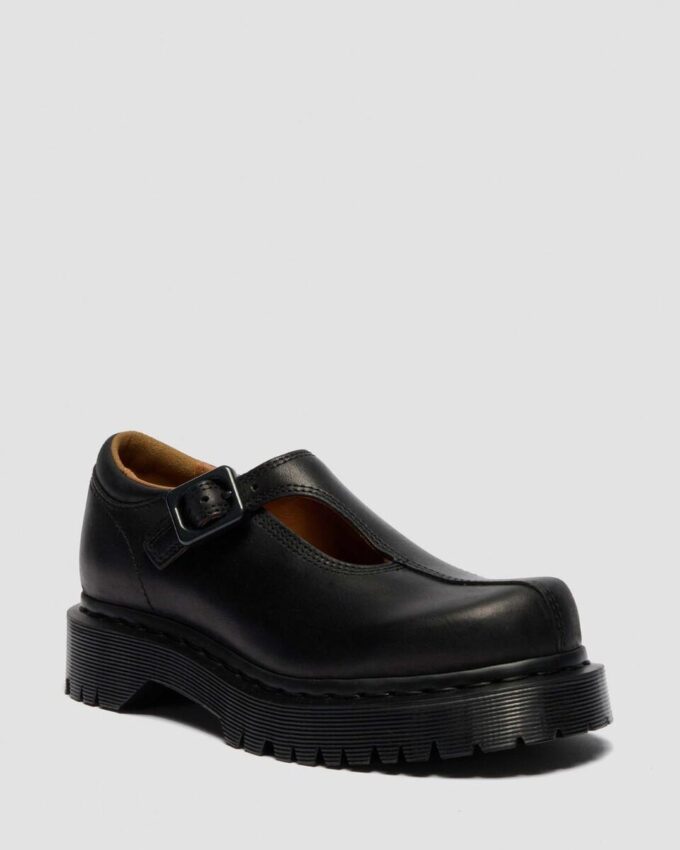 REJENA MARY JANE Old Harness Leather Shoes